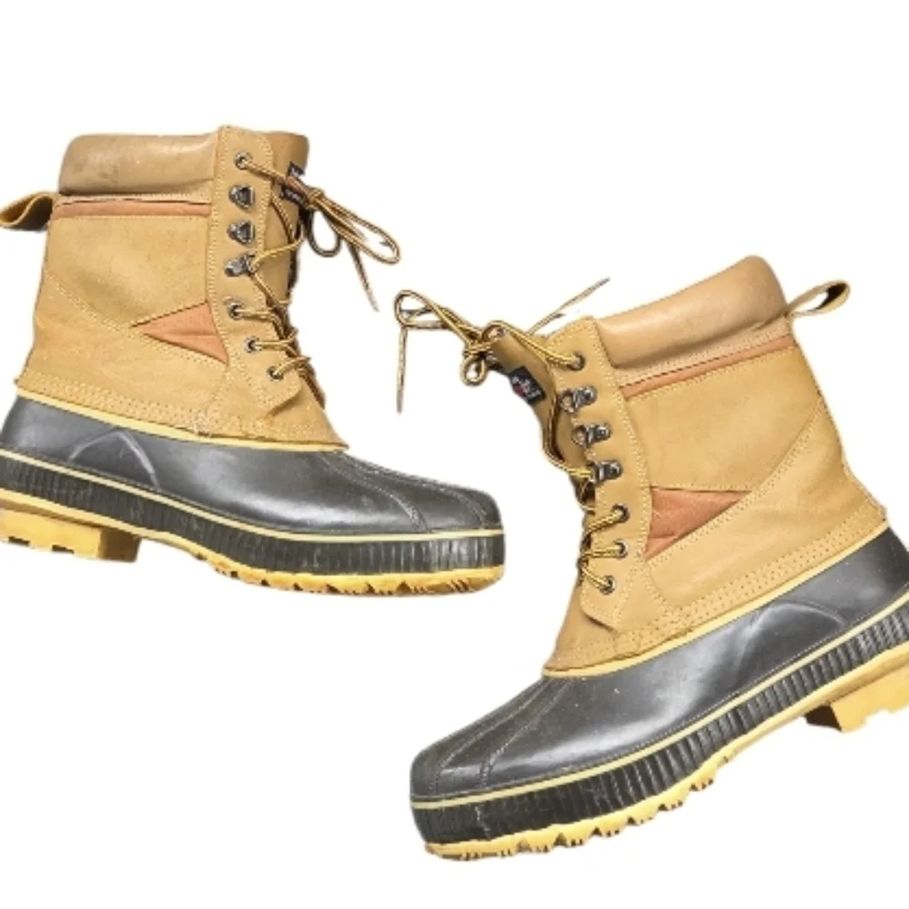 Thermolite Steel Shank Performance Insulators Men's Tan and Black Boots 11